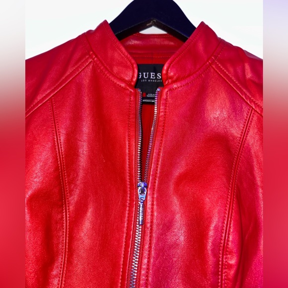 Guess Leather Jacket - Picture 3 of 4